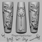 Nail Charm Molds Snake Shape Silicone Nail Art Mold Nail Tools