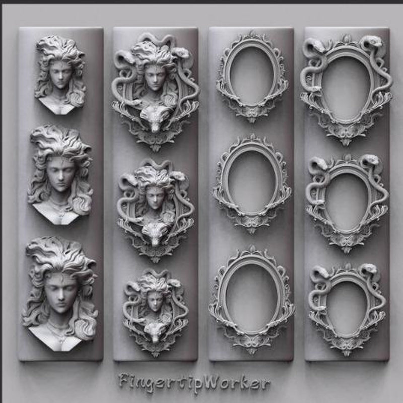 Nail Charm Molds Snake Shape Silicone Nail Art Mold Nail Tools
