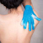 Slick- Exfoliating Gloves, 4 Pcs, Skin Exfoliator for Body, Bath / Scrub Gloves, Shower Accessories for Women, Exfoliation Mitt