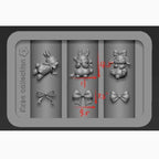 Nail Charm Molds Snake Shape Silicone Nail Art Mold Nail Tools