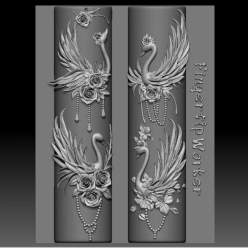 Nail Charm Molds Snake Shape Silicone Nail Art Mold Nail Tools
