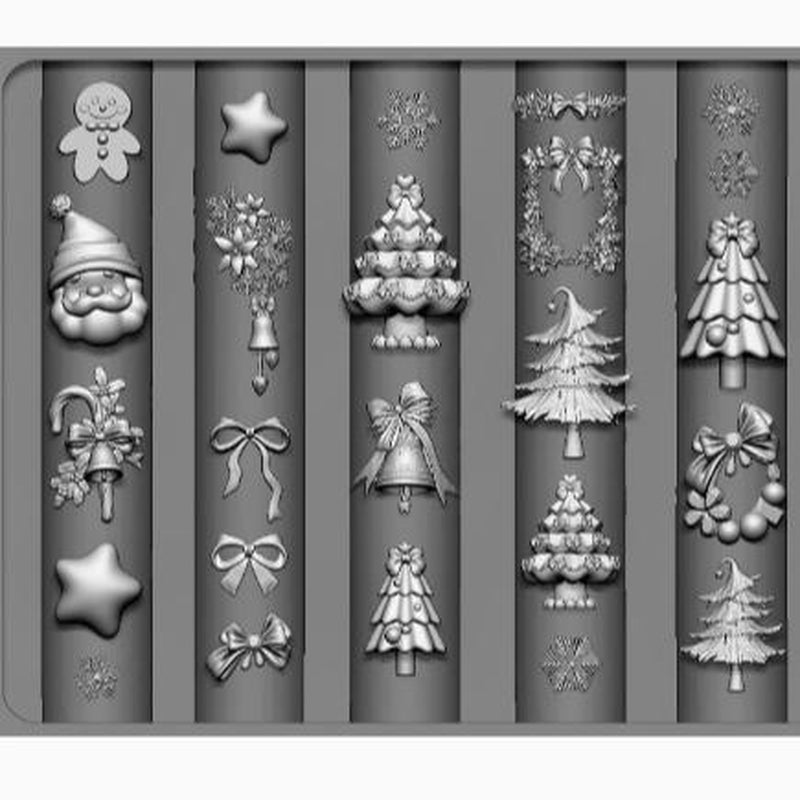 Nail Charm Molds Snake Shape Silicone Nail Art Mold Nail Tools