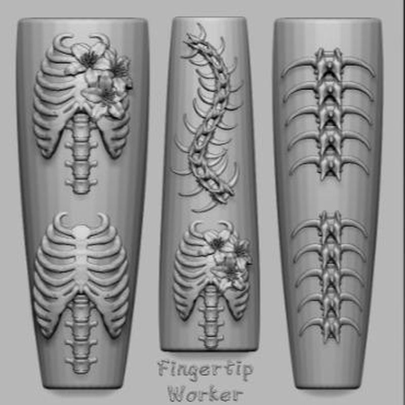Nail Charm Molds Snake Shape Silicone Nail Art Mold Nail Tools