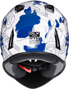 GLX GX623 Youth ATV and Dirt Bike Helmet Combo - Modern Design, Medium Size - DOT Certified