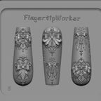 Nail Charm Molds Snake Shape Silicone Nail Art Mold Nail Tools