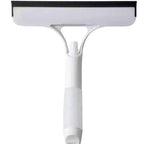 3 in 1 Window Cleaning Scraper, 2025 New Squeegee for Shower Glass, 3 in 1 Spray Function for Glass Doors for Windows Glass, Mirrors Scraper, Brush. All-Purpose Window Cleaner Tool