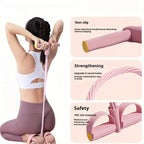 Multi-Functional Fitness Resistance Band Set - 4 Tubes of Elastic Yoga Pedal Pull Bands and Fitness Bands with Handles for Total Body Training, Abdominal/Lower Back/Arms/Legs Weight Loss and Stretching
