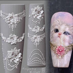 Nail Charm Molds Snake Shape Silicone Nail Art Mold Nail Tools