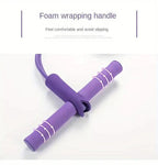 Multi-Functional Fitness Resistance Band Set - 4 Tubes of Elastic Yoga Pedal Pull Bands and Fitness Bands with Handles for Total Body Training, Abdominal/Lower Back/Arms/Legs Weight Loss and Stretching