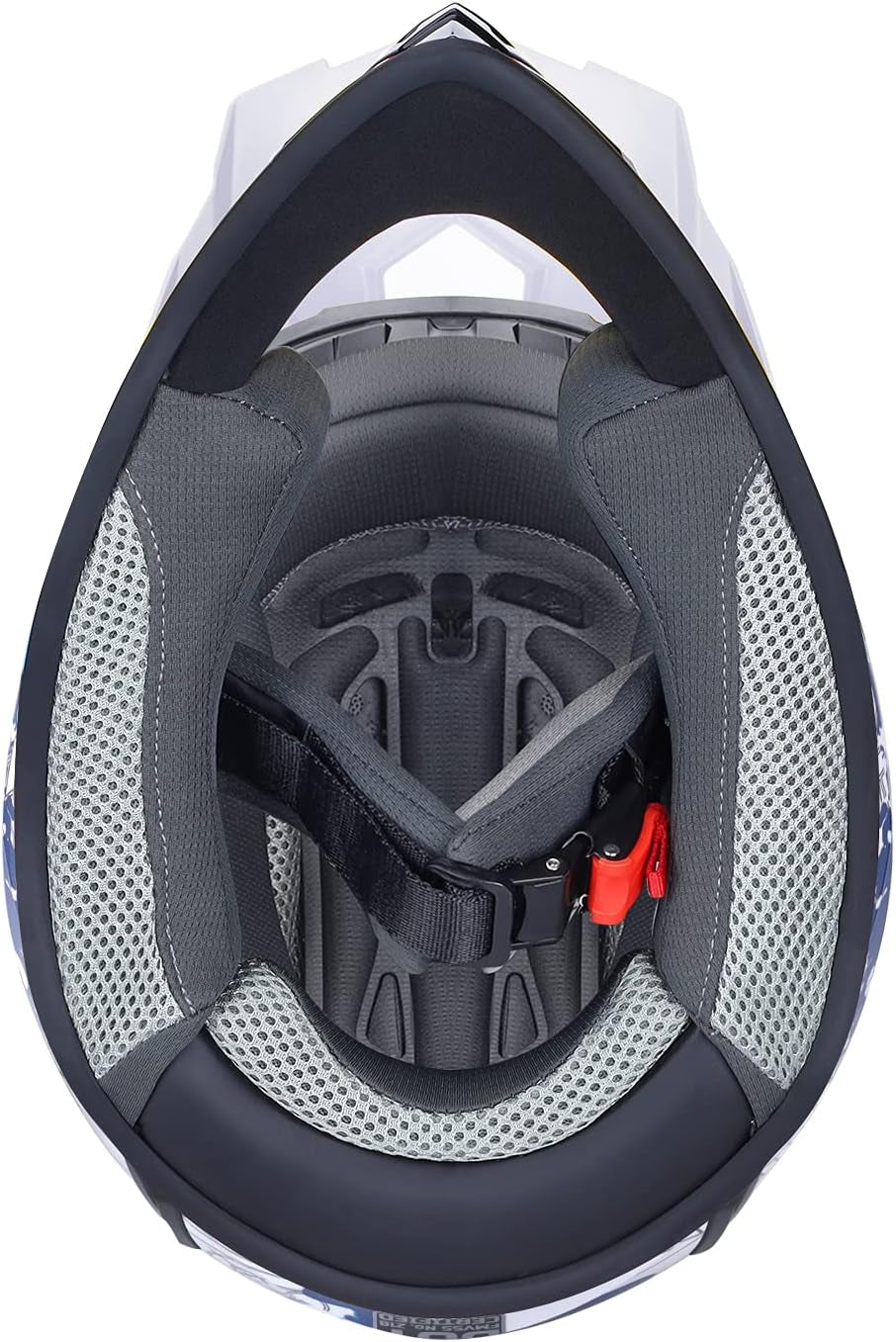 GLX GX623 Youth ATV and Dirt Bike Helmet Combo - Modern Design, Medium Size - DOT Certified