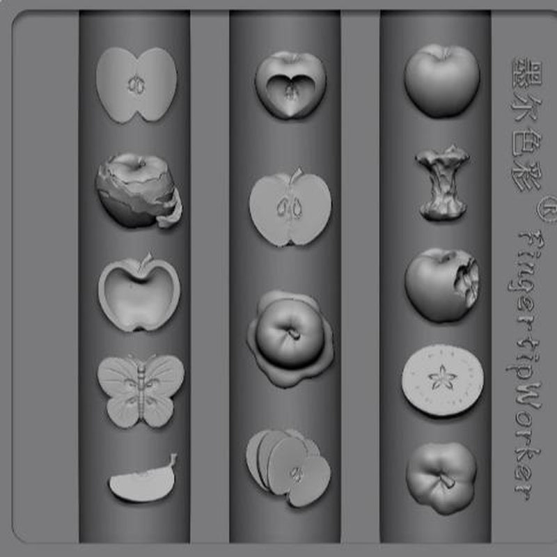Nail Charm Molds Snake Shape Silicone Nail Art Mold Nail Tools