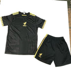 Mexico 2025 Soccer Jersey Set - Unisex Casual High Quality Black & Gold Trim Short Sleeve Top with Logo