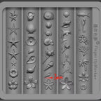 Nail Charm Molds Snake Shape Silicone Nail Art Mold Nail Tools