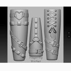 Nail Charm Molds Snake Shape Silicone Nail Art Mold Nail Tools