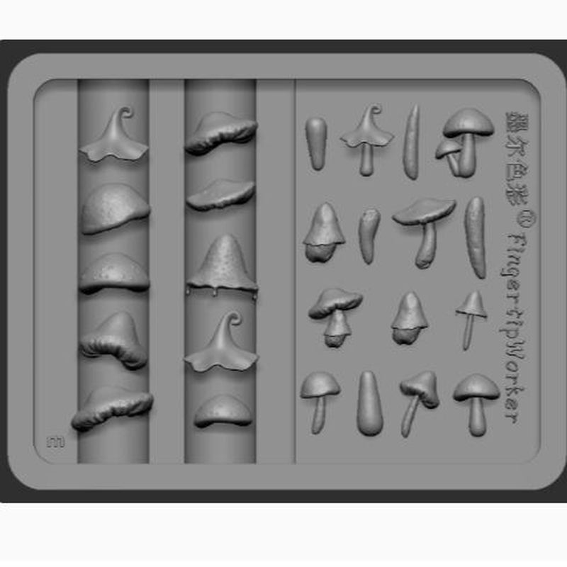 Nail Charm Molds Snake Shape Silicone Nail Art Mold Nail Tools