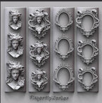 Nail Charm Molds Snake Shape Silicone Nail Art Mold Nail Tools