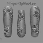 Nail Charm Molds Snake Shape Silicone Nail Art Mold Nail Tools