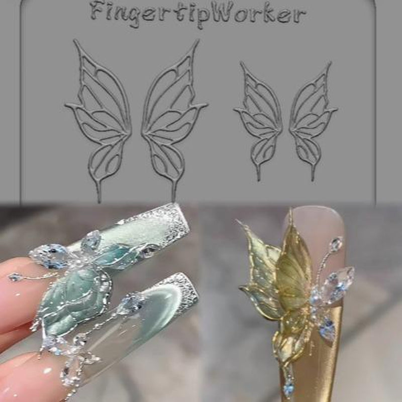 Nail Charm Molds Snake Shape Silicone Nail Art Mold Nail Tools