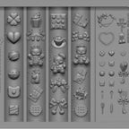 Nail Charm Molds Snake Shape Silicone Nail Art Mold Nail Tools