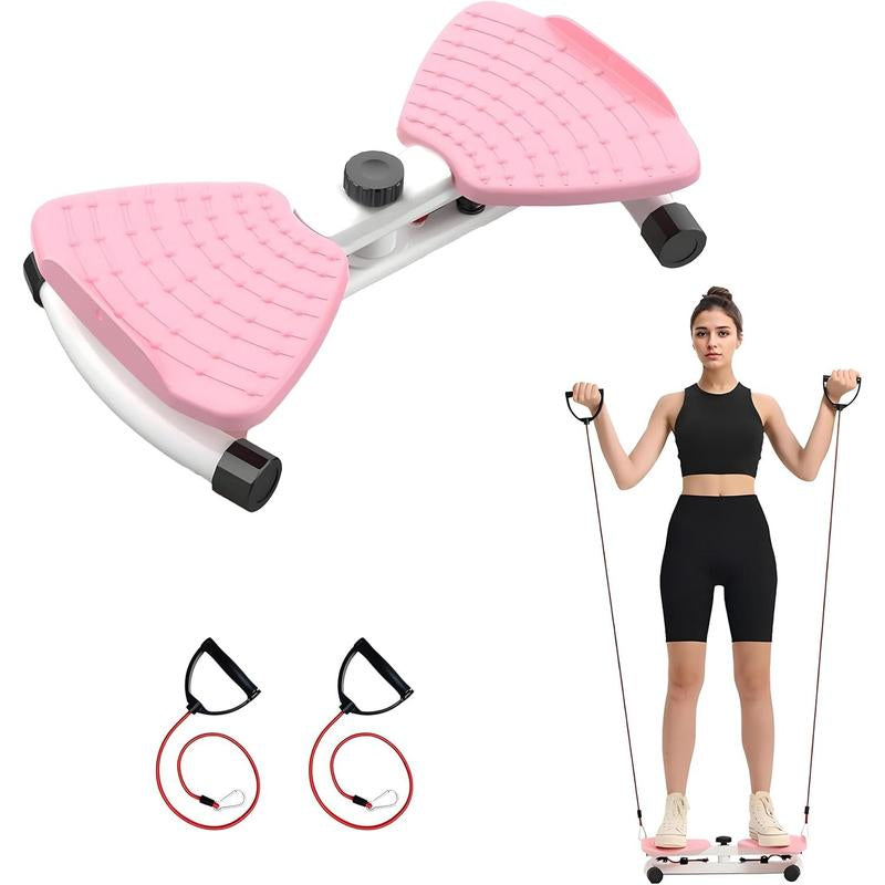 Waist Twister Machine 300 Lbs Weighing,Ab Board for Women - Core Workout Equipment, Portable Waist Toner for Aerobic Exercise - Home Gym Cardio