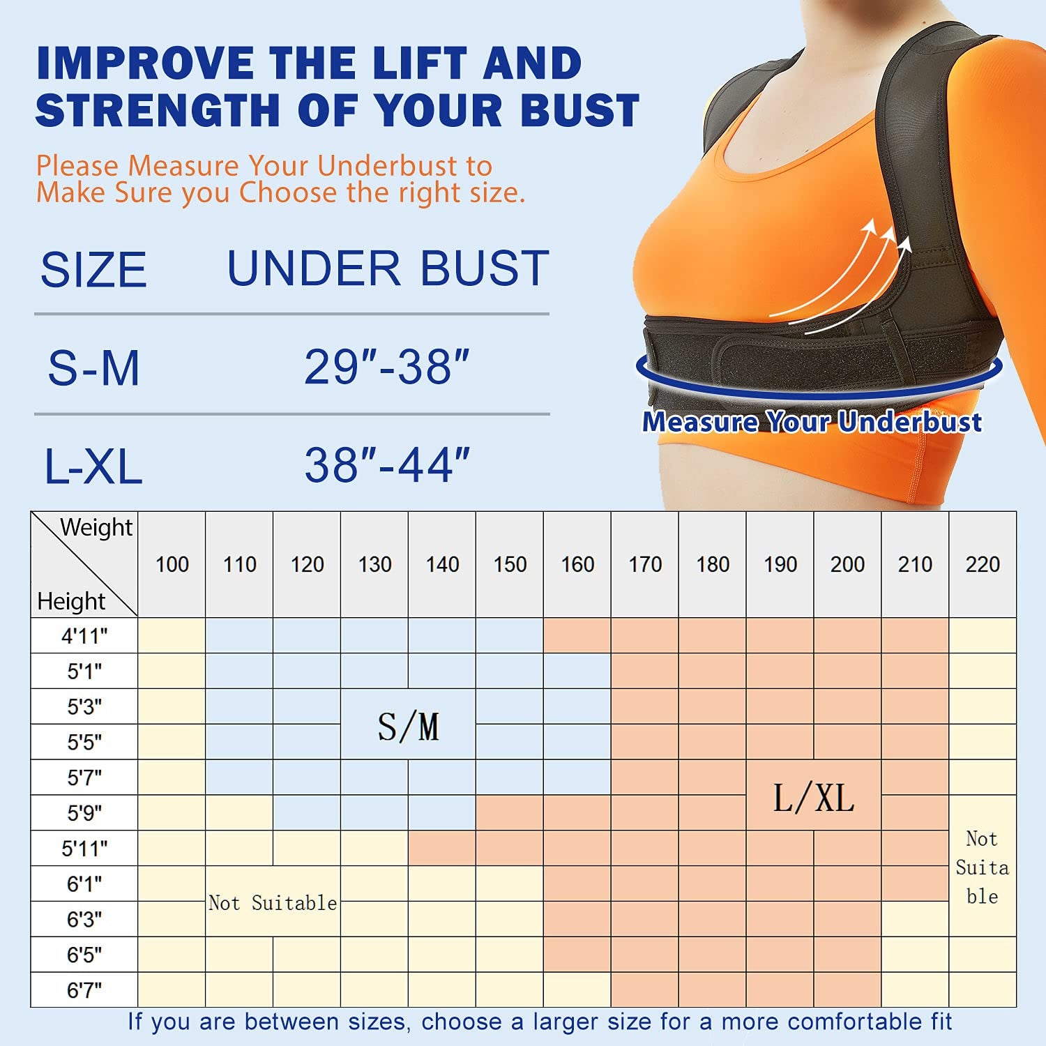 Adjustable Upper Back Brace Posture Corrector for Men and Women, Breathable Back Support for Lumbar, Neck, Shoulder, and Clavicle Pain Relief (Large/XL, 38"-44")