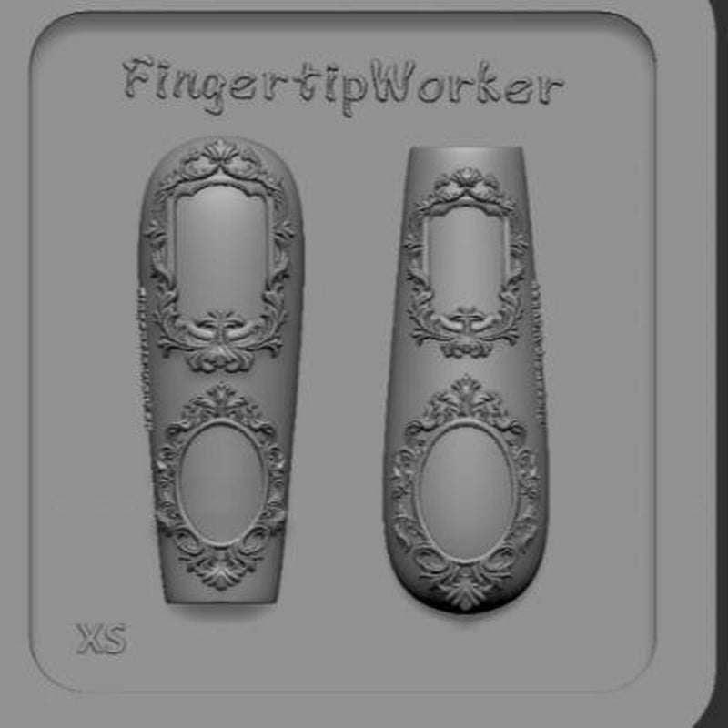 Nail Charm Molds Snake Shape Silicone Nail Art Mold Nail Tools