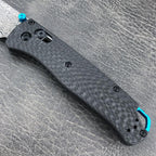 Multi-Purpose Damascus Steel Pocket Knives 535 Folding Knife with Carbon Fiber Handle Portable Outdoor Camping Hiking EDC Tools for Men'S Gift