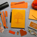 Bookish Basics Bundles - Includes Journal, Highlighters, Ink Pad, Cute Stamp, Various Accessories like Felt Tip Pen, Thumb Page Holder, Stickers, Assorted Bookmarks, DIY Bookmark with Tassel, Heart Bookmark, Magnetic Bookmark, Assorted Sticky Notes